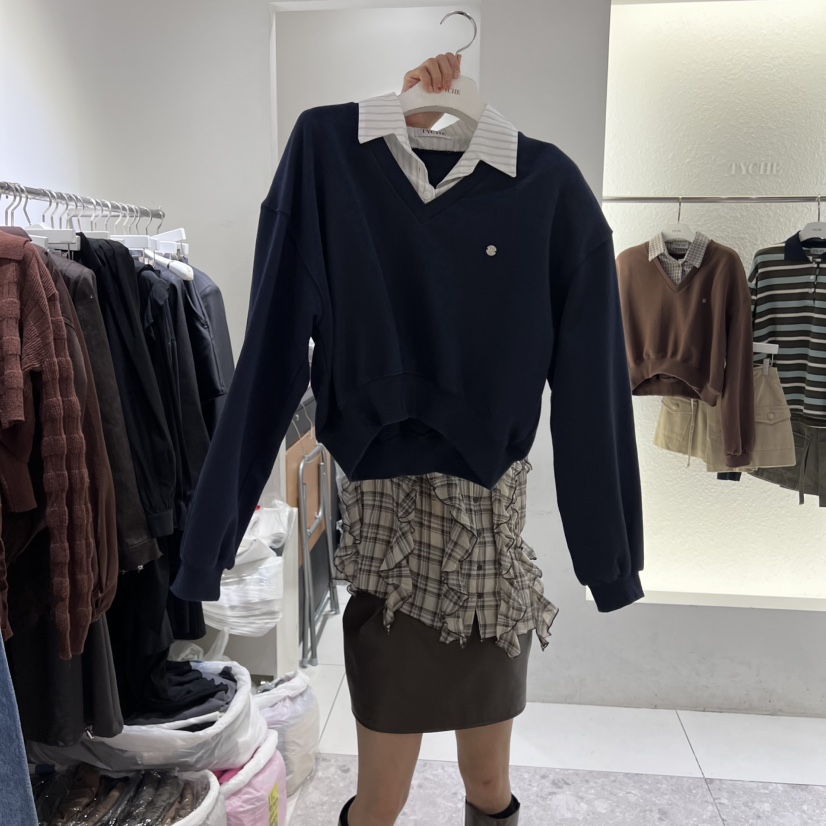 TYCHE東大門㊣代購女裝新款休閑熱賣推薦職業時尚人氣25秋冬衛衣TYCHE衛衣圖色2