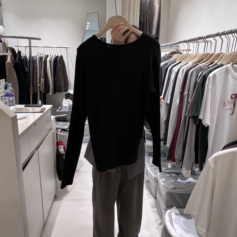 NAVYBURST韓國直郵㊣女裝新品熱賣25秋冬推薦時尚人氣長袖T恤NAVY BURST長袖T恤