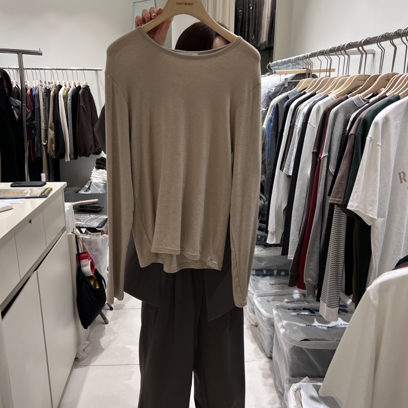 NAVYBURST韓國直郵㊣女裝新品熱賣25秋冬推薦時尚人氣長袖T恤NAVY BURST長袖T恤圖色3