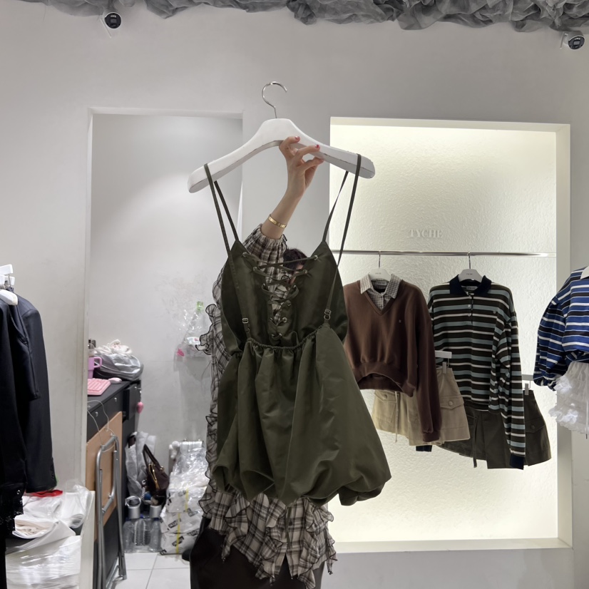 TYCHE韓國直郵㊣女裝新品職業真品時尚25秋冬休閑熱賣吊帶背心TYCHE吊帶/背心
