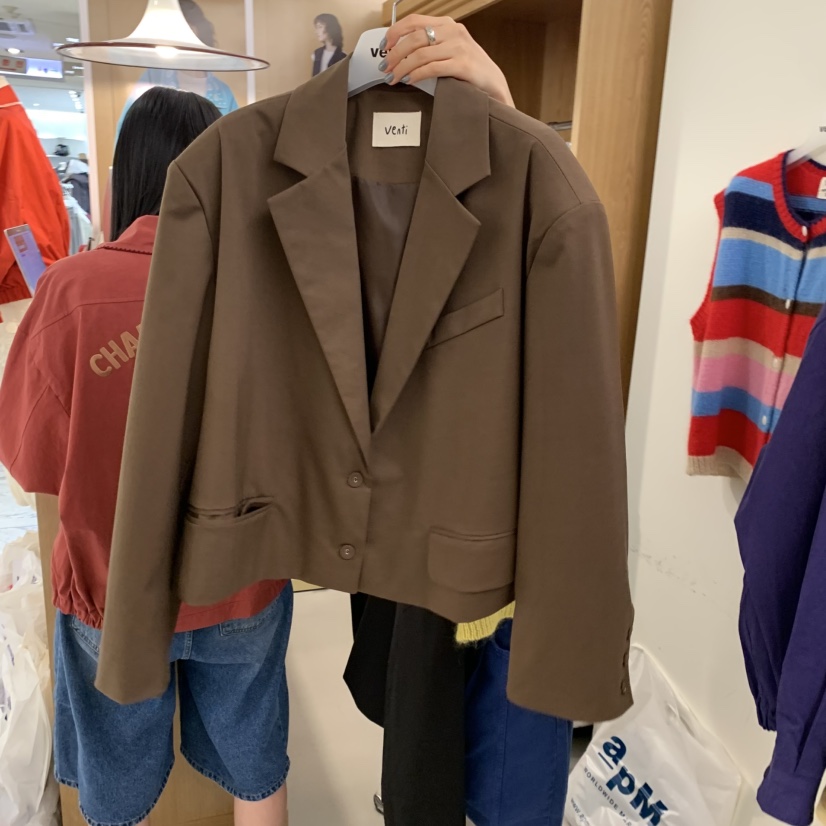 VENTI東大門㊣直郵女士新品職業時尚人氣熱賣推薦真品夾克羊毛VENTI夾克圖色1
