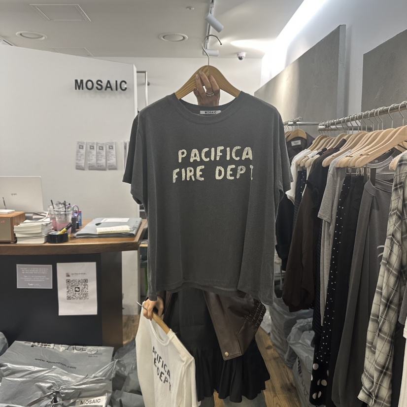 MOSAIC東大門㊣直郵女士新款熱賣推薦休閑時尚人氣職業真品T恤MOSAICT恤圖色2