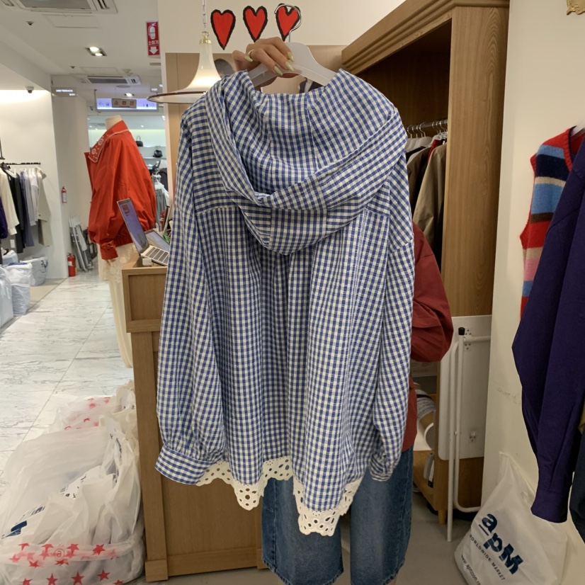 VENTI東大門㊣直郵女士新品休閑時尚職業推薦襯衫蕾絲衫連帽衫VENTI襯衫/蕾絲衫
