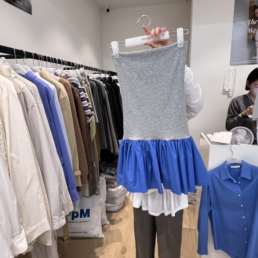 RUMIRU/AWEAR韓國代購㊣女士新品25秋冬時尚休閑職業吊帶背心awear/RUMIRU吊帶/背心圖色1