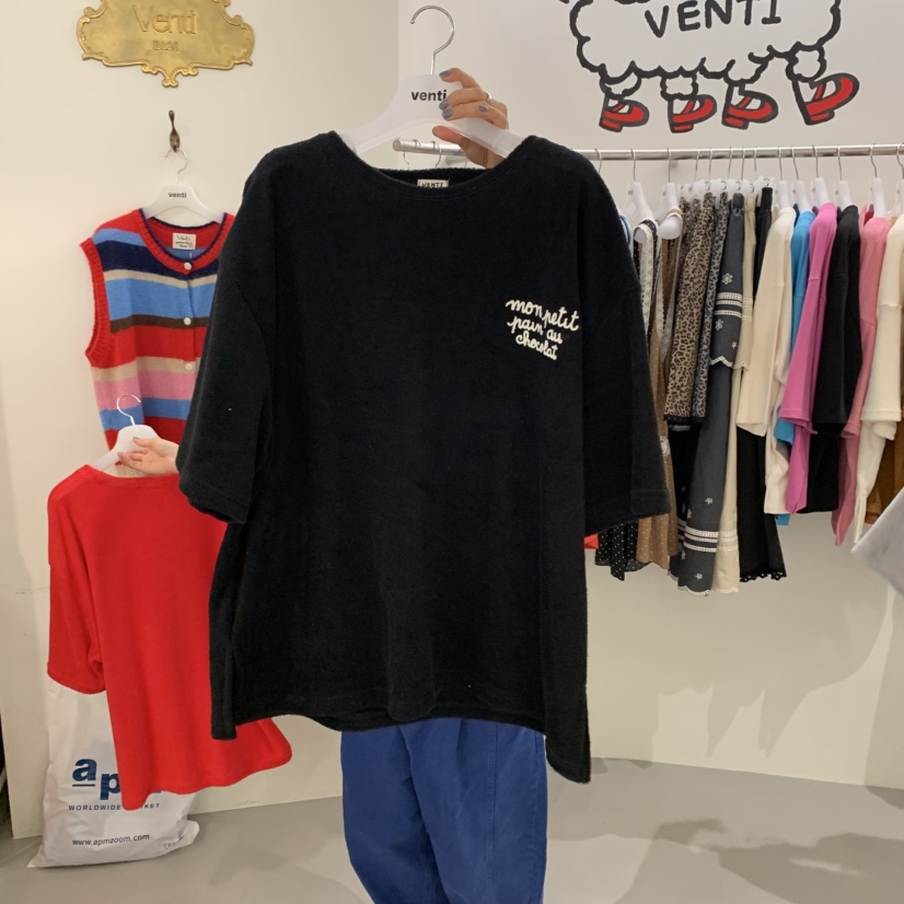 VENTI韓國直郵㊣女士新款人氣25秋冬真品推薦熱賣時尚休閑T恤VENTIT恤圖色5