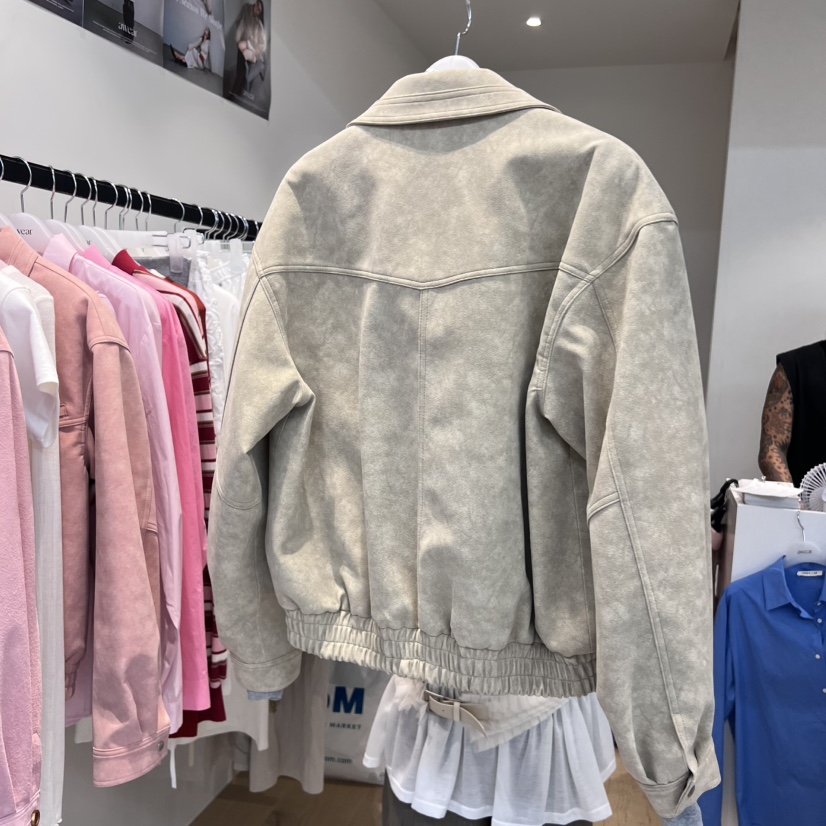 RUMIRU/AWEAR東大門㊣代購女士新款25秋冬職業時尚夾克皮革awear/RUMIRU夾克