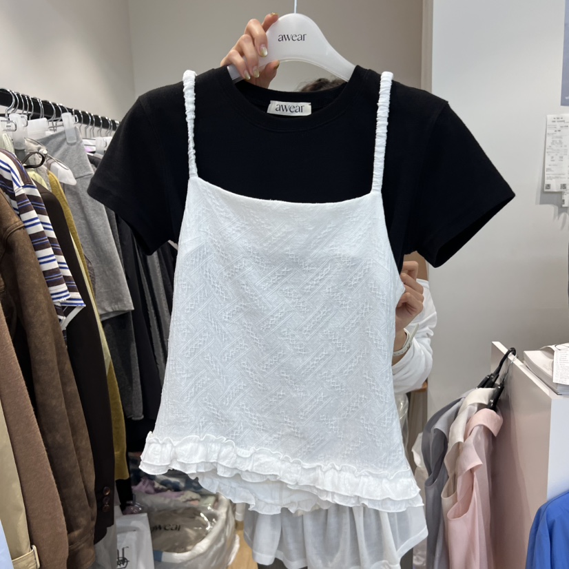 RUMIRU/AWEAR韓國代購㊣女士新品人氣真品吊帶背心不含內搭awear/RUMIRU吊帶/背心圖色1