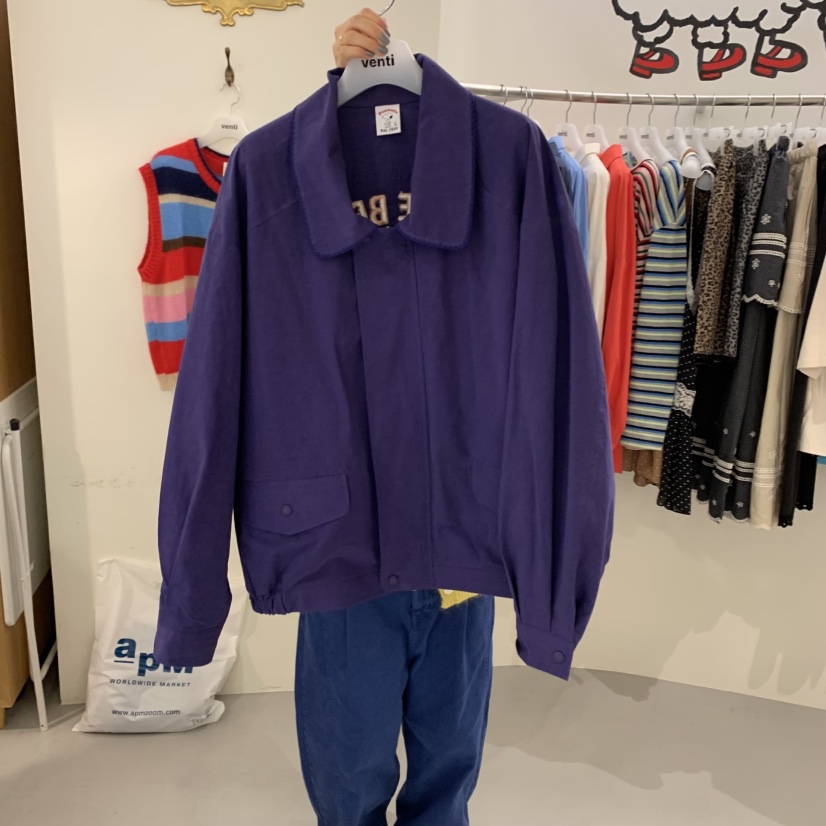 VENTI韓國直郵㊣女裝新品推薦時尚25秋冬職業休閑夾克史努比VENTI夾克圖色2