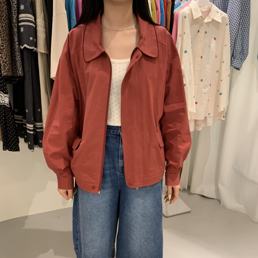 VENTI韓國直郵㊣女裝新品推薦時尚25秋冬職業休閑夾克史努比VENTI夾克圖色3