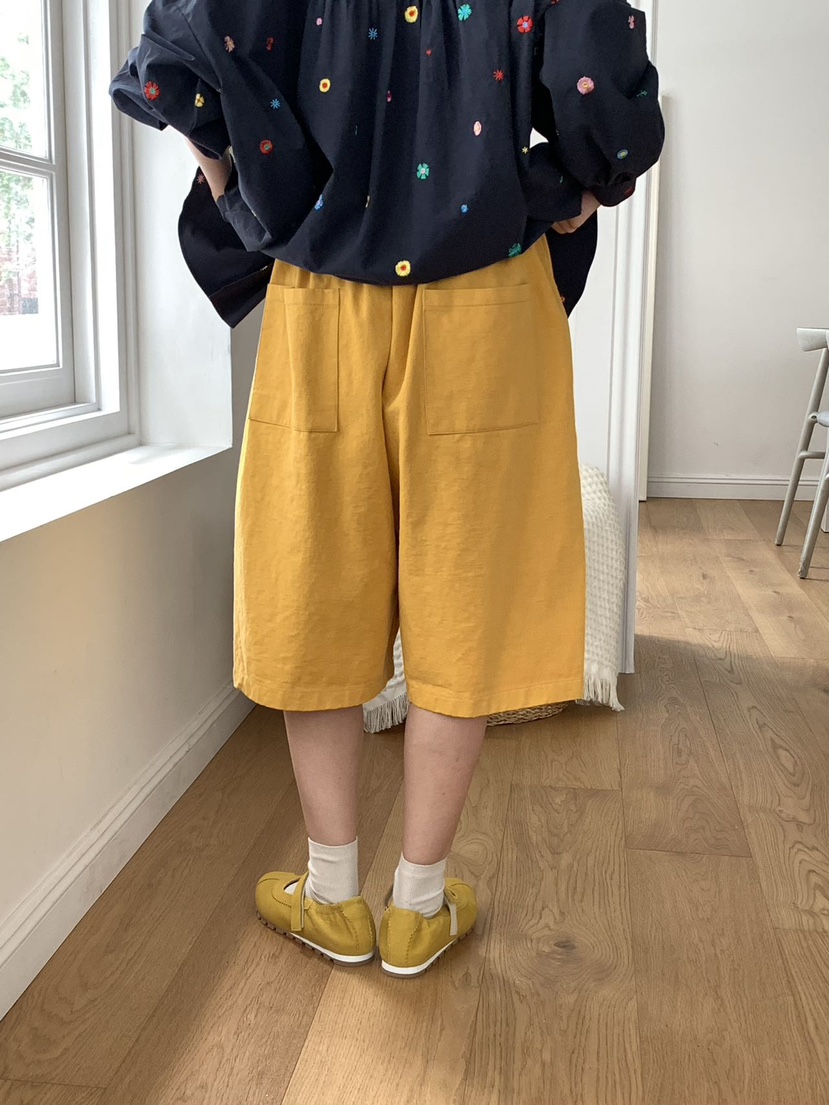 VENTI韓國代購㊣女士新品推薦休閑時尚25秋冬人氣短褲水洗棉質VENTI短褲