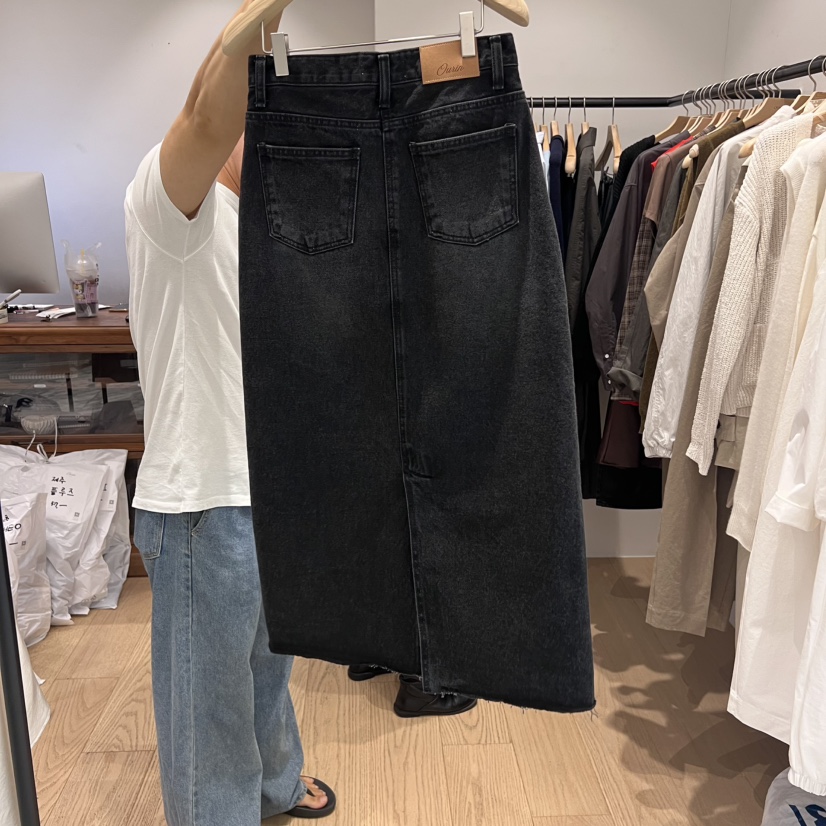 OURIN東大門㊣直郵女士新款推薦人氣職業真品時尚半身裙中短裙OURIN半身裙/中短裙