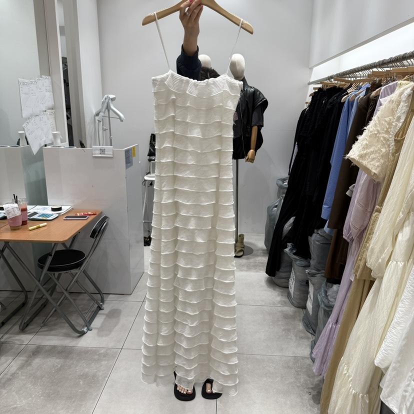 XPARTY東大門㊣實拍女裝新款職業人氣真品推薦連衣裙荷葉邊XPARTY連衣裙