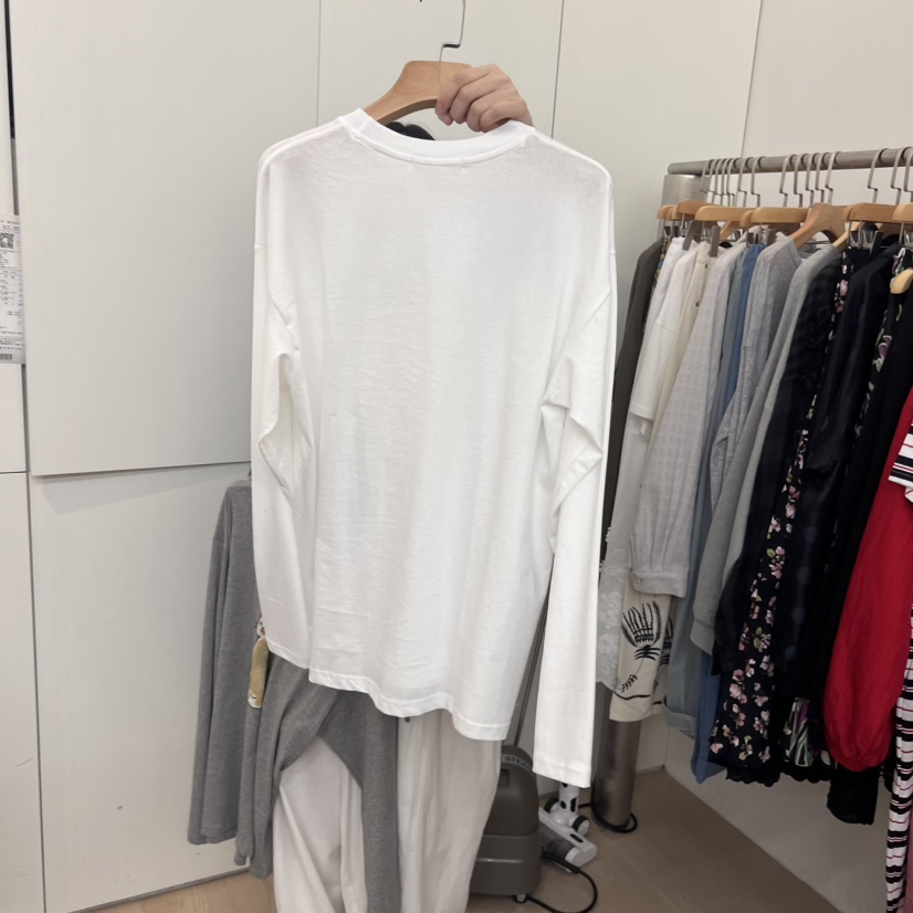 DOHWAJI韓國直郵㊣女士新品熱賣職業推薦休閑時尚25秋冬長袖T恤DOHWAJI長袖T恤