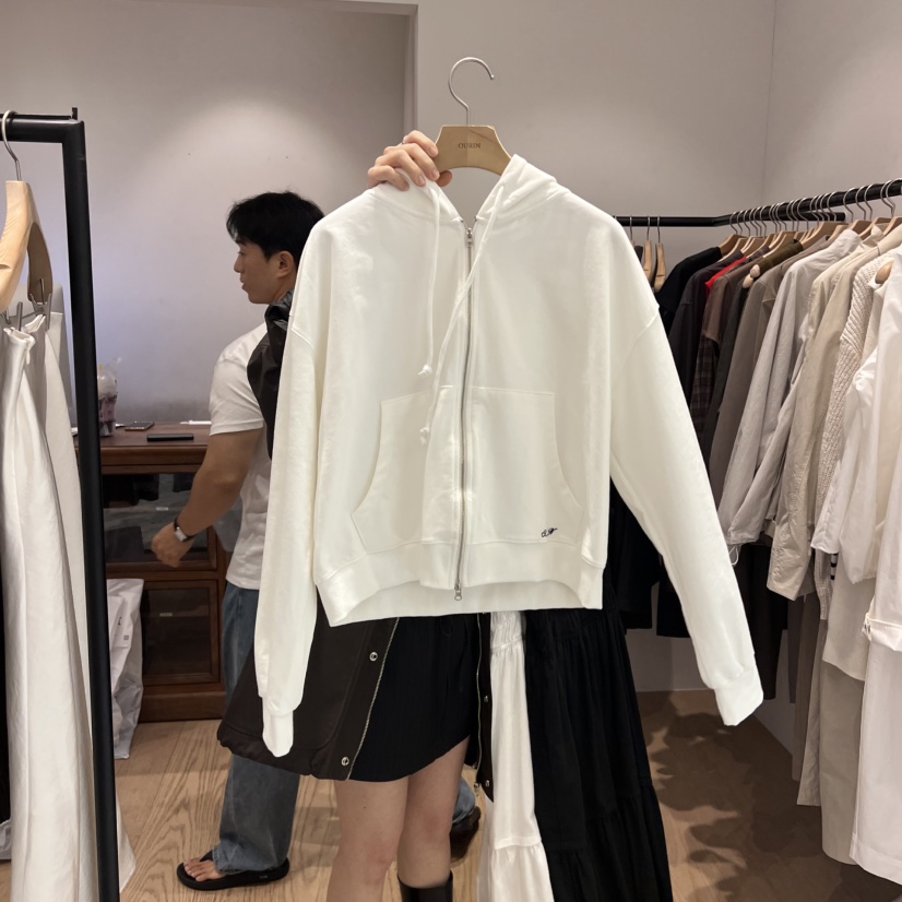 OURIN韓國代購㊣女裝新品25秋冬熱賣休閑真品推薦時尚人氣夾克OURIN夾克