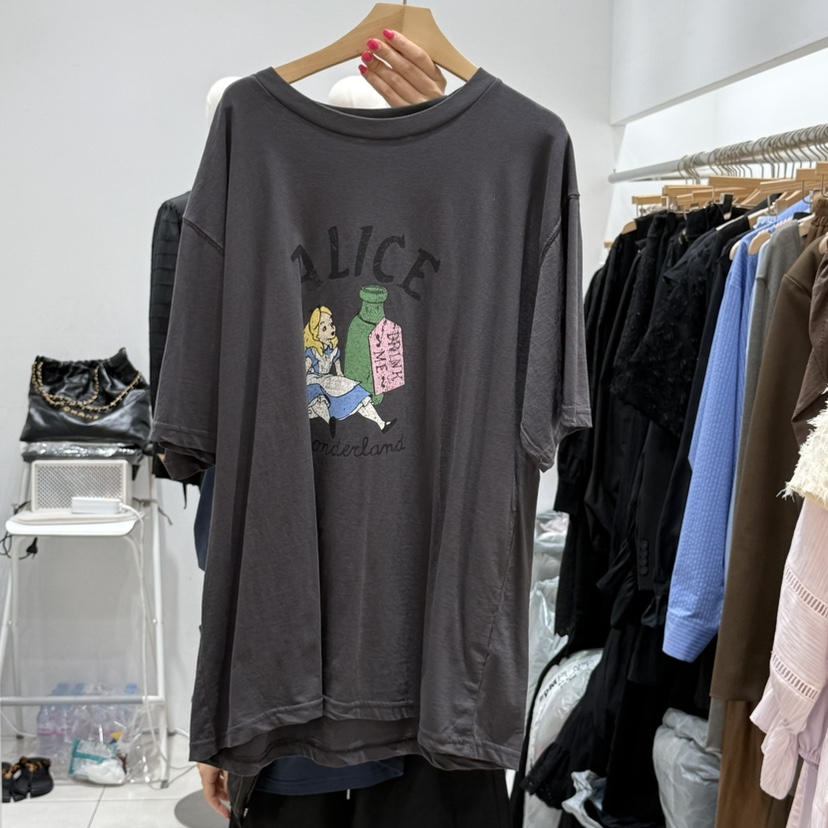 XPARTY韓國代購㊣女裝新款時尚人氣真品熱賣25秋冬職業休閑T恤XPARTYT恤圖色3