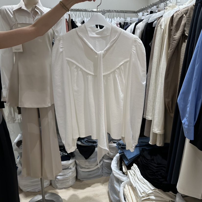 LOVE SOME東大門㊣代購女裝新款休閑熱賣時尚25秋冬襯衫蕾絲衫LOVE SOME襯衫/蕾絲衫
