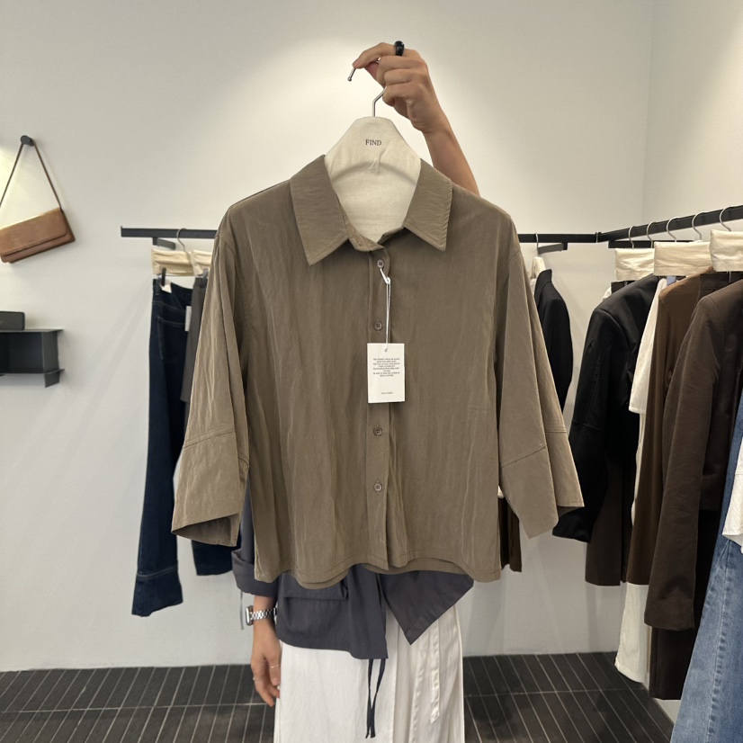 FIND-P東大門㊣實拍女裝新品休閑熱賣25秋冬真品襯衫蕾絲衫FIND-P襯衫/蕾絲衫圖色2
