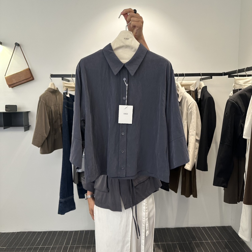 FIND-P東大門㊣實拍女裝新品休閑熱賣25秋冬真品襯衫蕾絲衫FIND-P襯衫/蕾絲衫圖色3