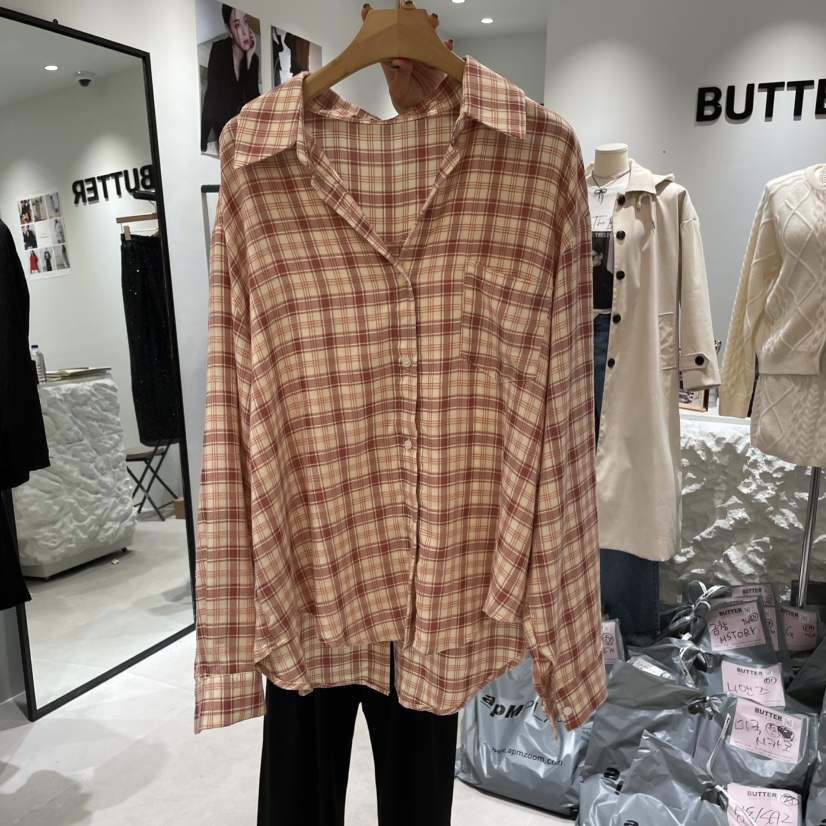BUTTER-P東大門㊣代購女士新款人氣推薦時尚熱賣襯衫蕾絲衫BUTTER-P襯衫/蕾絲衫