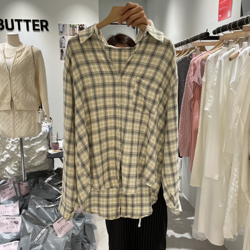 BUTTER-P東大門㊣代購女士新款人氣推薦時尚熱賣襯衫蕾絲衫BUTTER-P襯衫/蕾絲衫圖色2