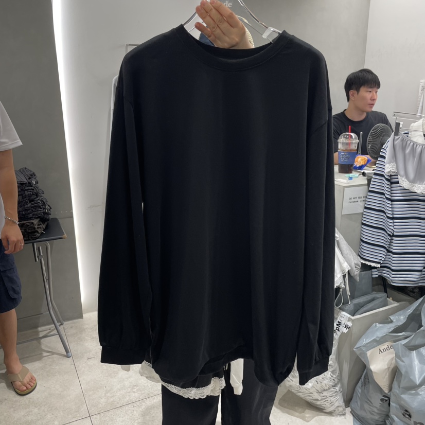 ANDE東大門㊣直郵女裝新品推薦人氣職業時尚真品休閑長袖T恤Ande長袖T恤圖色3