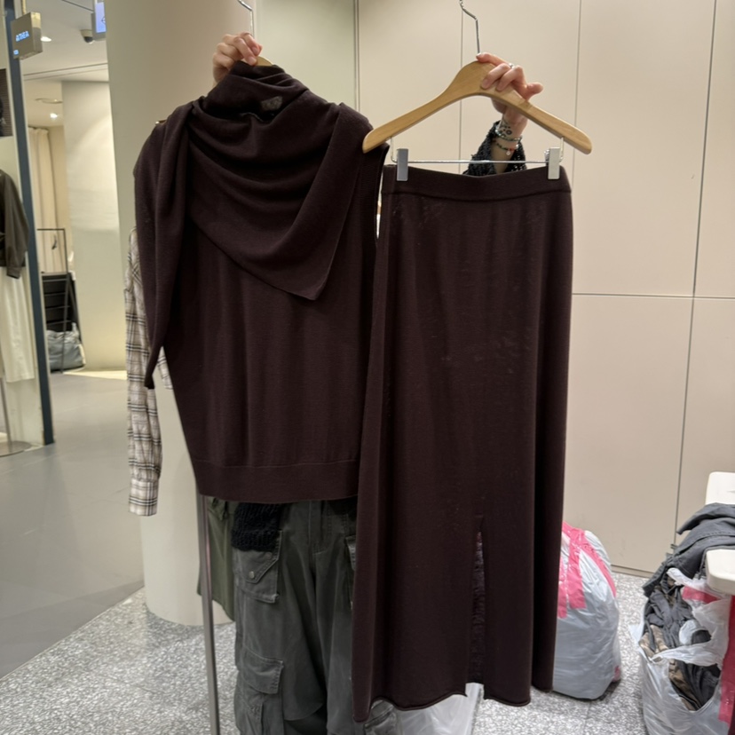 SOF韓國直郵㊣女裝新款熱賣真品時尚25秋冬推薦套裝三件套套裝SOF套裝