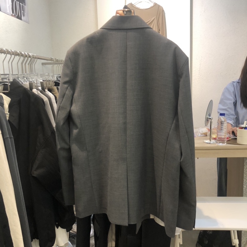 PLOVER韓國直郵㊣女士新款25秋冬時尚推薦職業人氣夾克含腰繩PLO_VER夾克