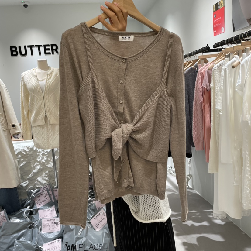 BUTTER-P韓國直郵㊣女裝新款職業25秋冬人氣時尚推薦套裝開衫BUTTER-P套裝