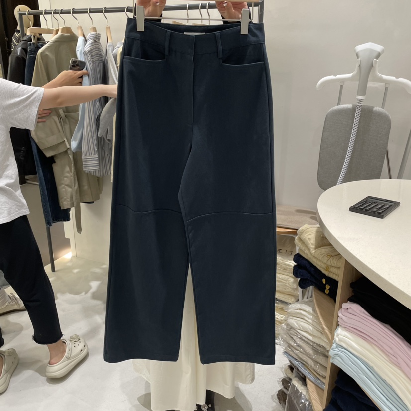 AURA東大門㊣代購女裝新款時尚熱賣人氣真品25秋冬職業休閑褲Au ra休閑褲圖色2