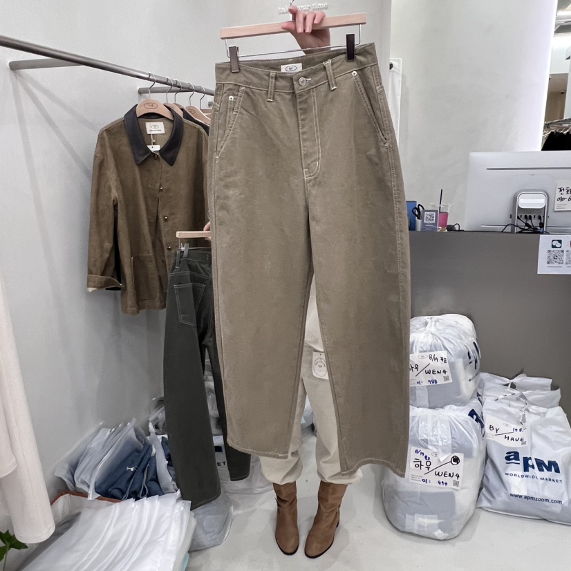 TAKE YOUE TIME東大門㊣直郵女裝新品熱賣推薦25秋冬牛仔褲TAKE YOUE TIME牛仔褲圖色2