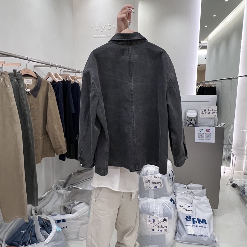 TAKE YOUE TIME韓國代購㊣女士新品25秋冬時尚職業人氣夾克TAKE YOUE TIME夾克