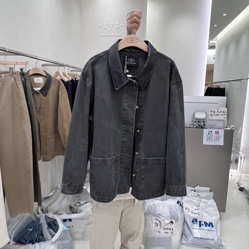 TAKE YOUE TIME韓國代購㊣女士新品25秋冬時尚職業人氣夾克TAKE YOUE TIME夾克圖色2