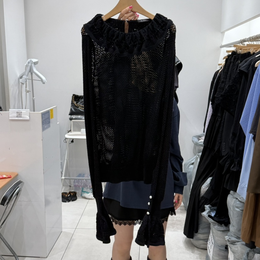XPARTY東大門㊣實拍女士新款職業休閑時尚25秋冬推薦針織衫XPARTY針織衫圖色3