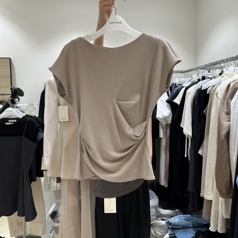 LOVE SOME東大門㊣代購女裝新品人氣熱賣25秋冬真品職業T恤LOVE SOMET恤圖色2