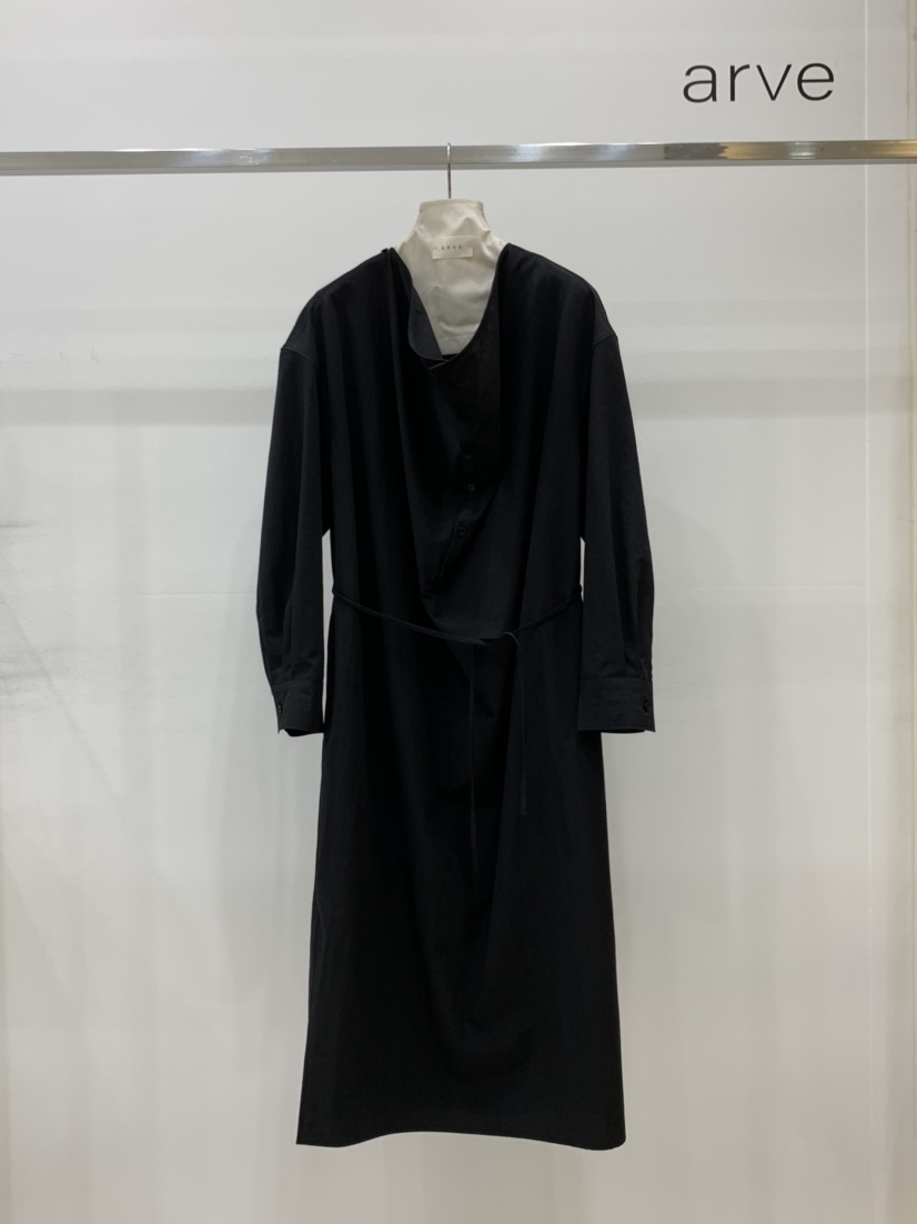 ARVE東大門㊣直郵女裝新品休閑25秋冬推薦真品連衣裙含腰繩ARVE連衣裙圖色3