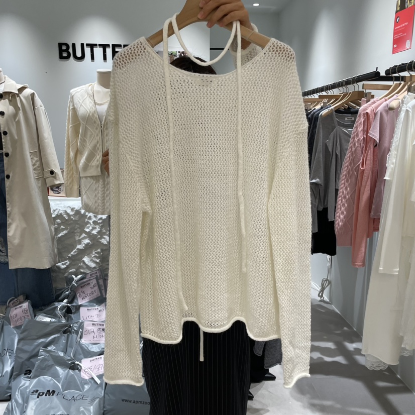 BUTTER-P韓國代購㊣女士新款時尚職業推薦人氣休閑熱賣針織衫BUTTER-P針織衫圖色2