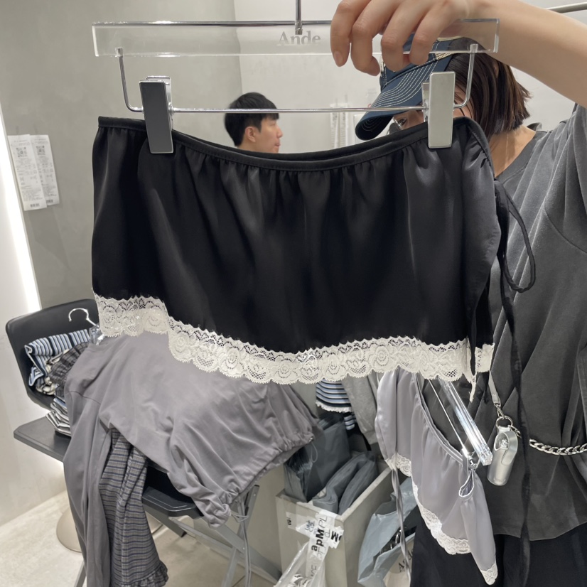 ANDE韓國代購㊣女裝新款推薦休閑真品25秋冬人氣熱賣職業短裙Ande短裙圖色3