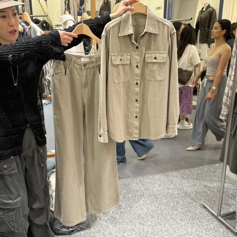 SOF東大門㊣實拍女士新品休閑25秋冬推薦職業熱賣套裝套裝棉質SOF套裝