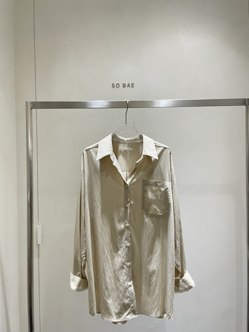 空東大門㊣實拍女裝新款職業真品休閑時尚人氣熱賣襯衫蕾絲衫SO BAE襯衫/蕾絲衫圖色1