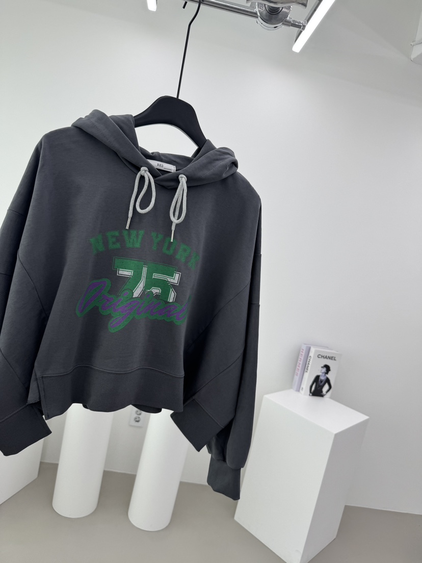 RED-A東大門㊣實拍女士新品休閑時尚職業熱賣25秋冬衛衣兜帽RED-A衛衣圖色5