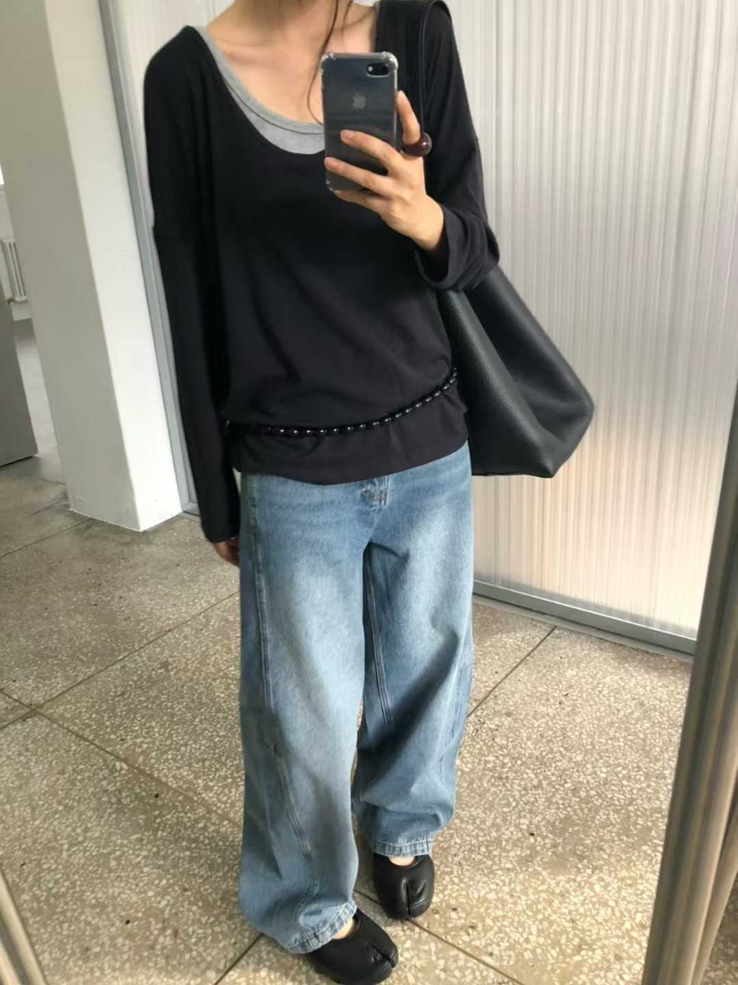 OUVIR韓國直郵㊣女裝新款推薦時尚職業人氣25秋冬休閑牛仔褲O.V.R/OUVIR牛仔褲
