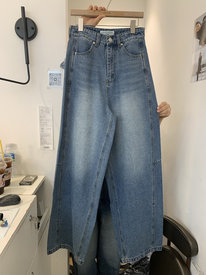 OUVIR韓國直郵㊣女裝新款推薦時尚職業人氣25秋冬休閑牛仔褲O.V.R/OUVIR牛仔褲