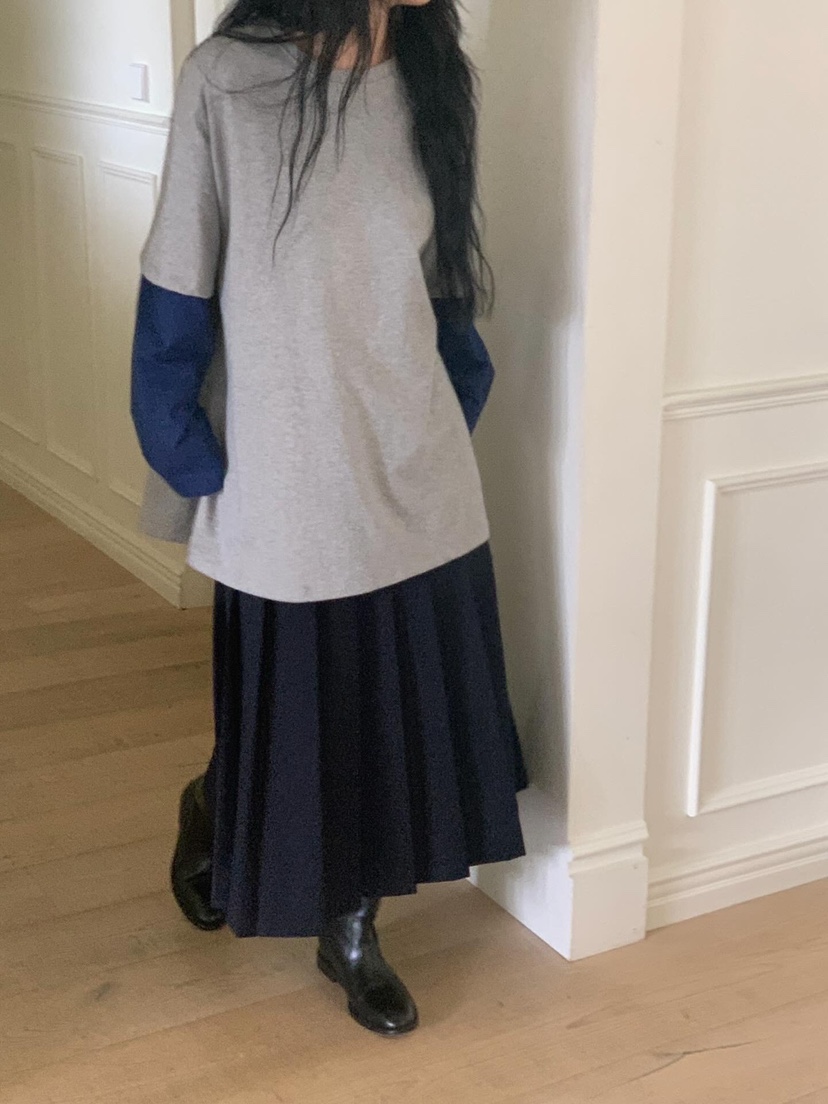 LOVE MY SANTA東大門㊣代購女士新款25秋冬熱賣休閑長袖T恤Santa/LOVE MY SANTA長袖T恤