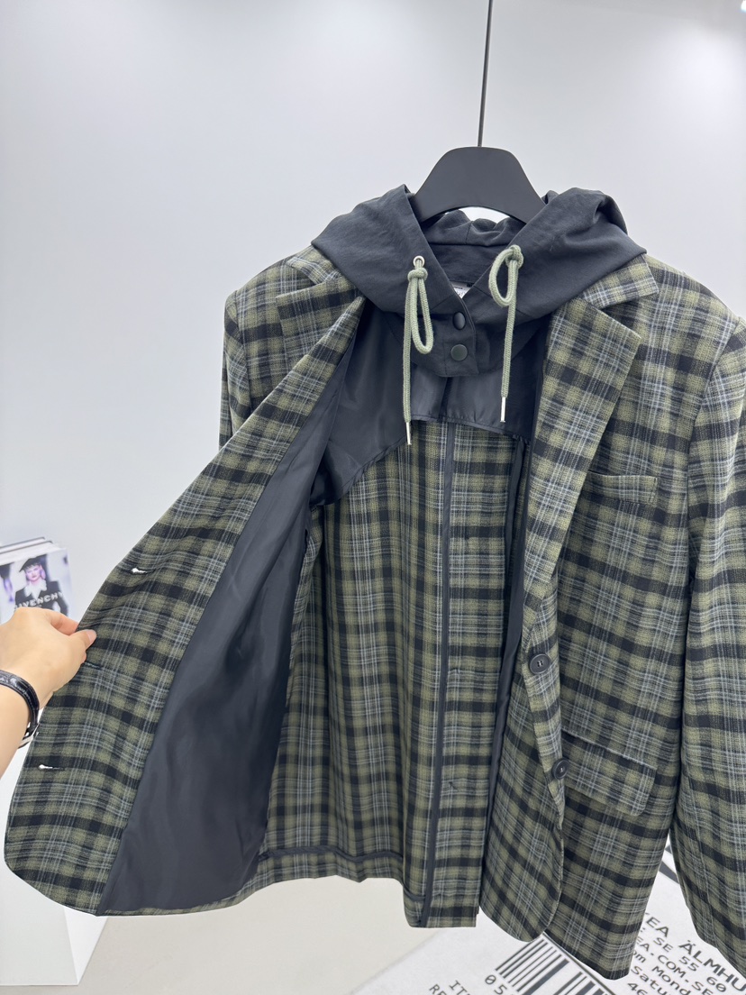 RED-A東大門㊣代購女裝新品熱賣時尚真品休閑職業夾克格紋RED-A夾克