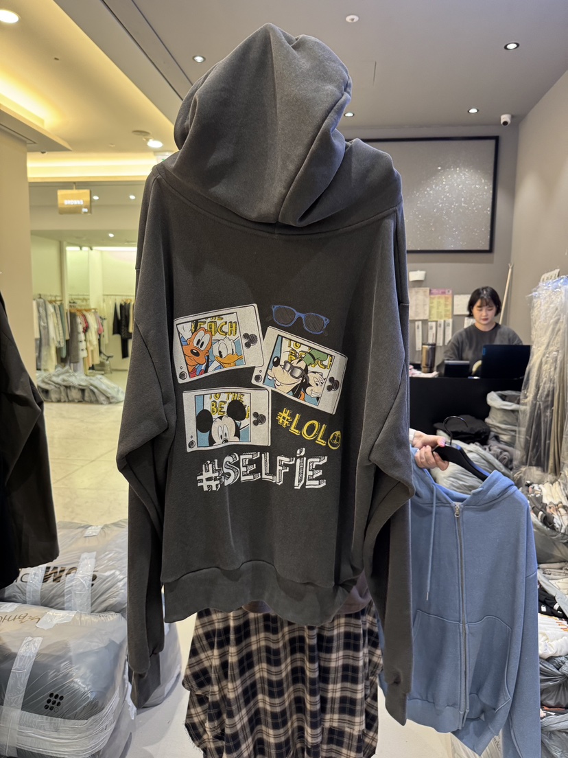 CREDITO東大門㊣實拍女士新款推薦時尚熱賣休閑職業人氣衛衣CREDITO衛衣