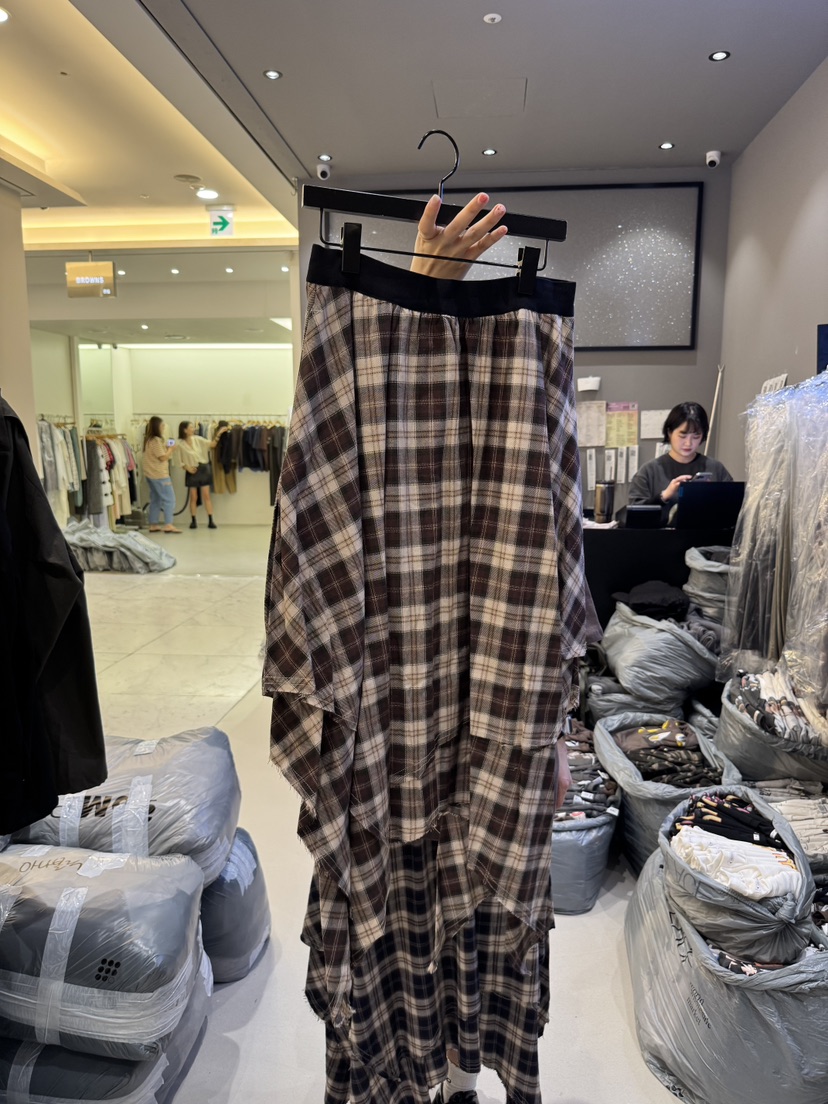CREDITO東大門㊣代購女士新品真品休閑25秋冬職業熱賣人氣長裙CREDITO長裙
