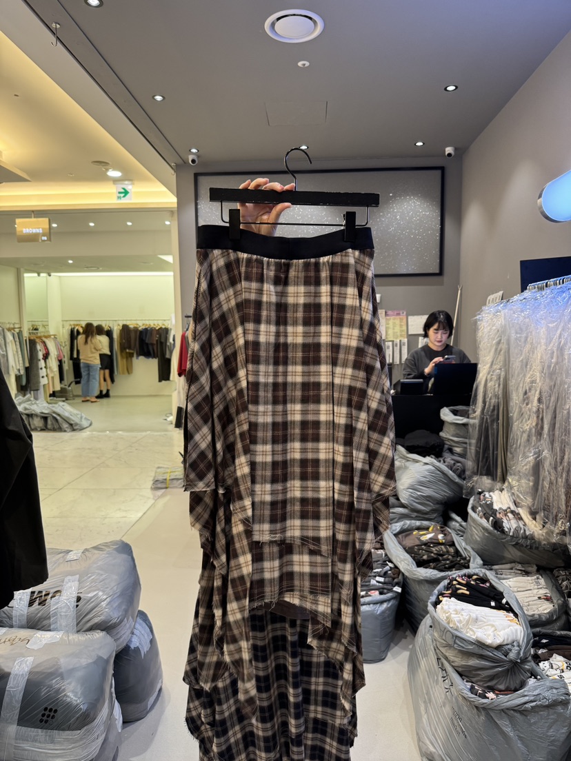 CREDITO東大門㊣代購女士新品真品休閑25秋冬職業熱賣人氣長裙CREDITO長裙