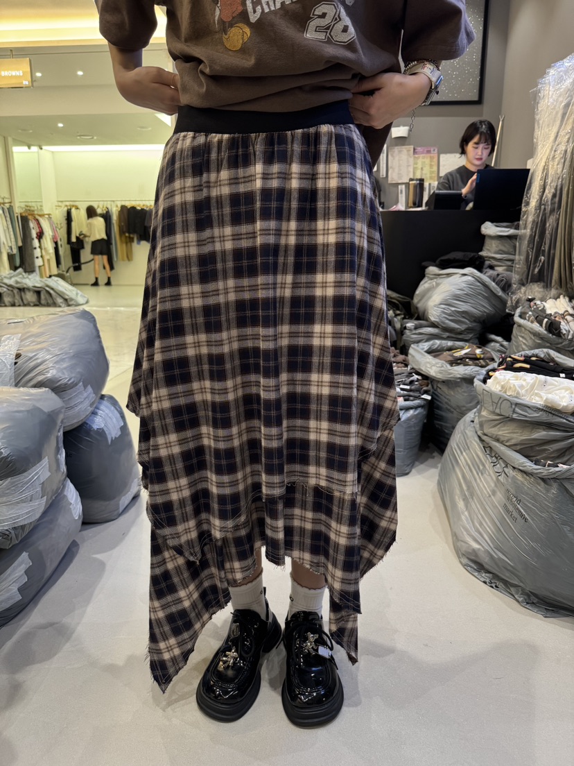 CREDITO東大門㊣代購女士新品真品休閑25秋冬職業熱賣人氣長裙CREDITO長裙圖色2