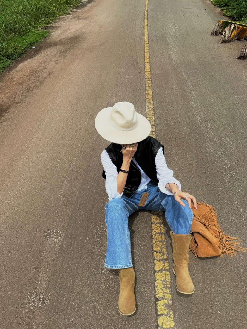 ABBEYLEE韓國代購㊣女士新款休閑時尚真品牛仔褲直筒牛仔寬松ABBEYLEE牛仔褲