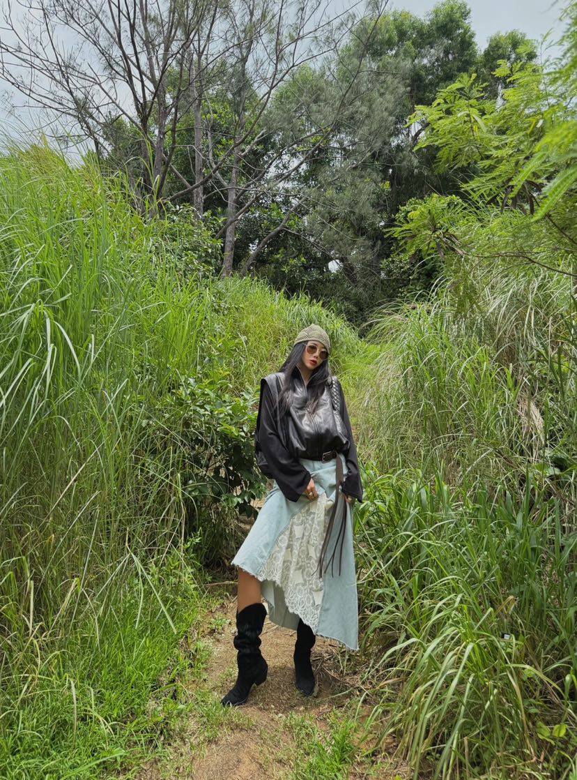 ABBEYLEE東大門㊣代購女裝新款人氣推薦25秋冬長裙不含腰帶ABBEYLEE長裙
